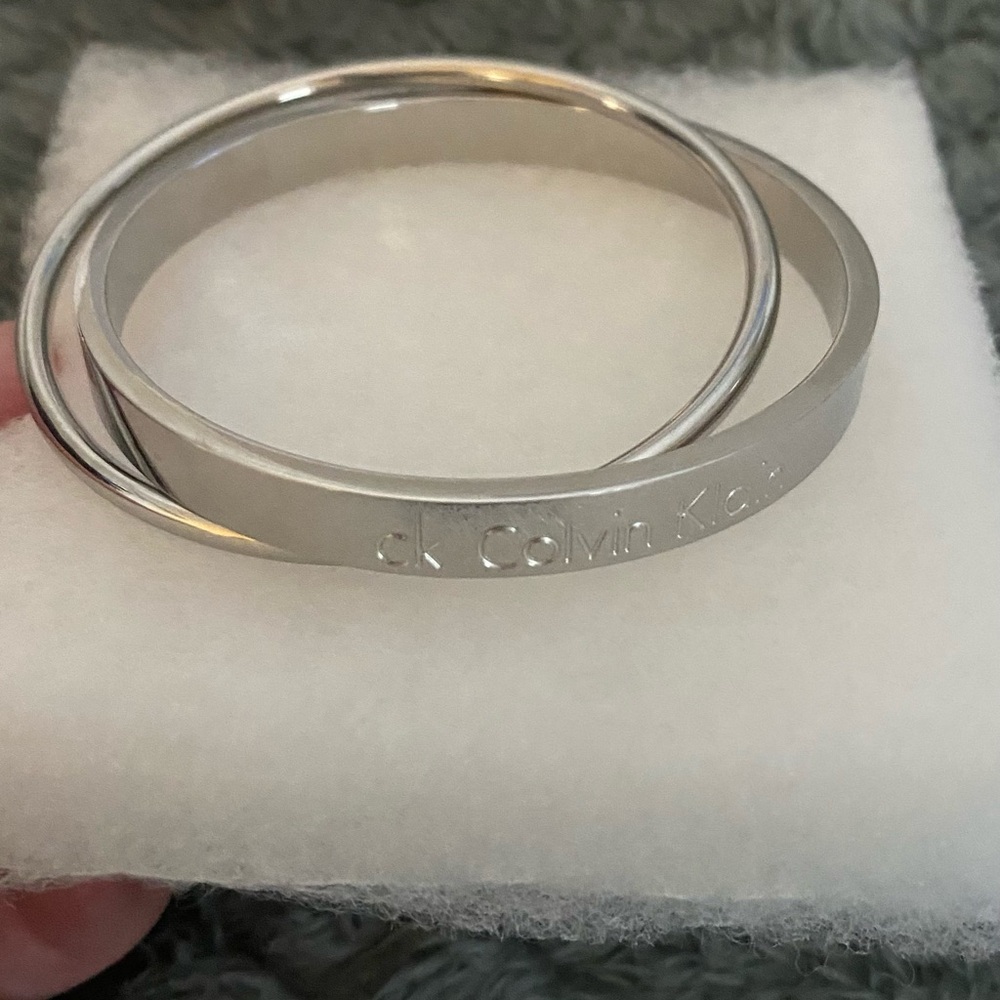 Calvin Klain Silver Bracelet Duo